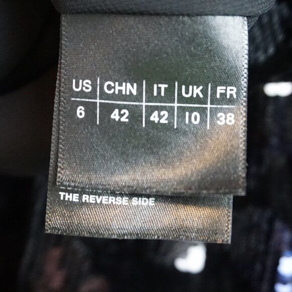 New Lafayette 148 New York Embellished Velvet Gates Bootcut Black Pant size 6 - Picture 15 of 16